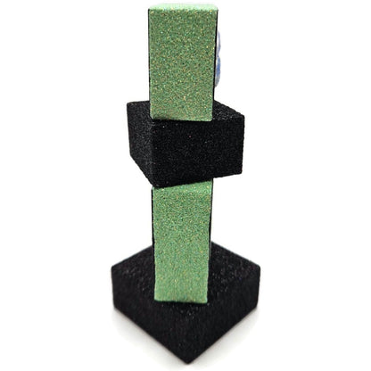 Patricia Breen Presenting Black Floral Blocks Free Standing Christmas Ornament