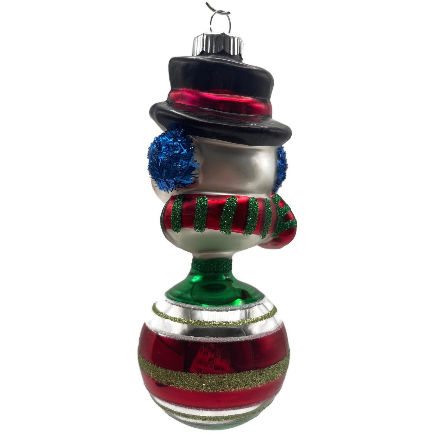Christopher Radko Shiny Brite Holiday Splendor Santa Deer Christmas Ornament Set
