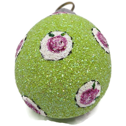 Patricia Breen Miniature Egg Tiny Rose Medallions Easter Christmas Ornament 2531