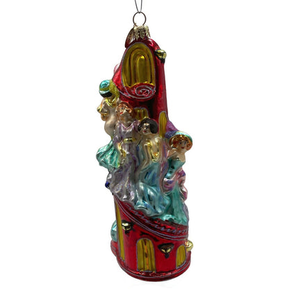 Christopher Radko Nine Ladies Dancing 12 Days Of Christmas Tree Holiday Ornament