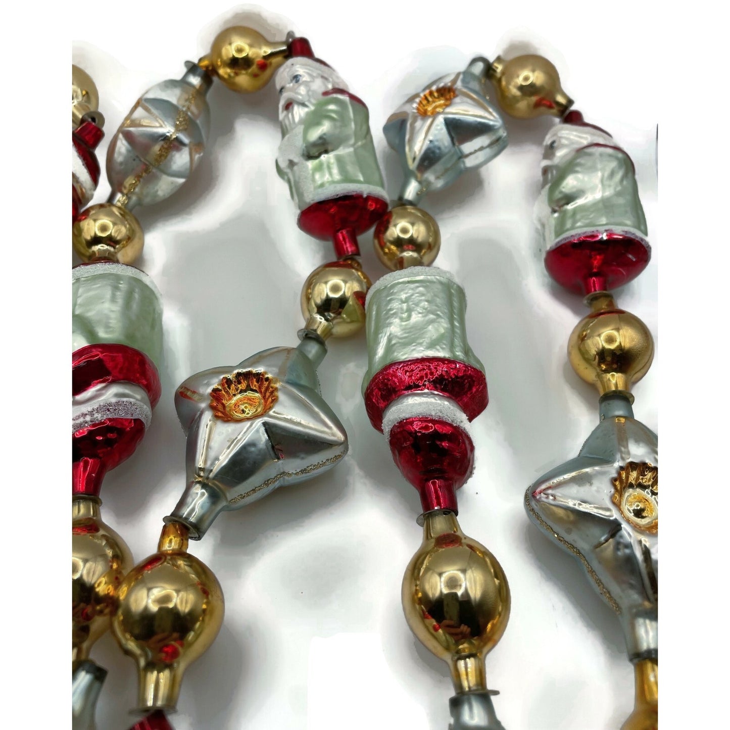 Christopher Radko Garland Santa Claus by Starlight Pearl Christmas Tree 94-451