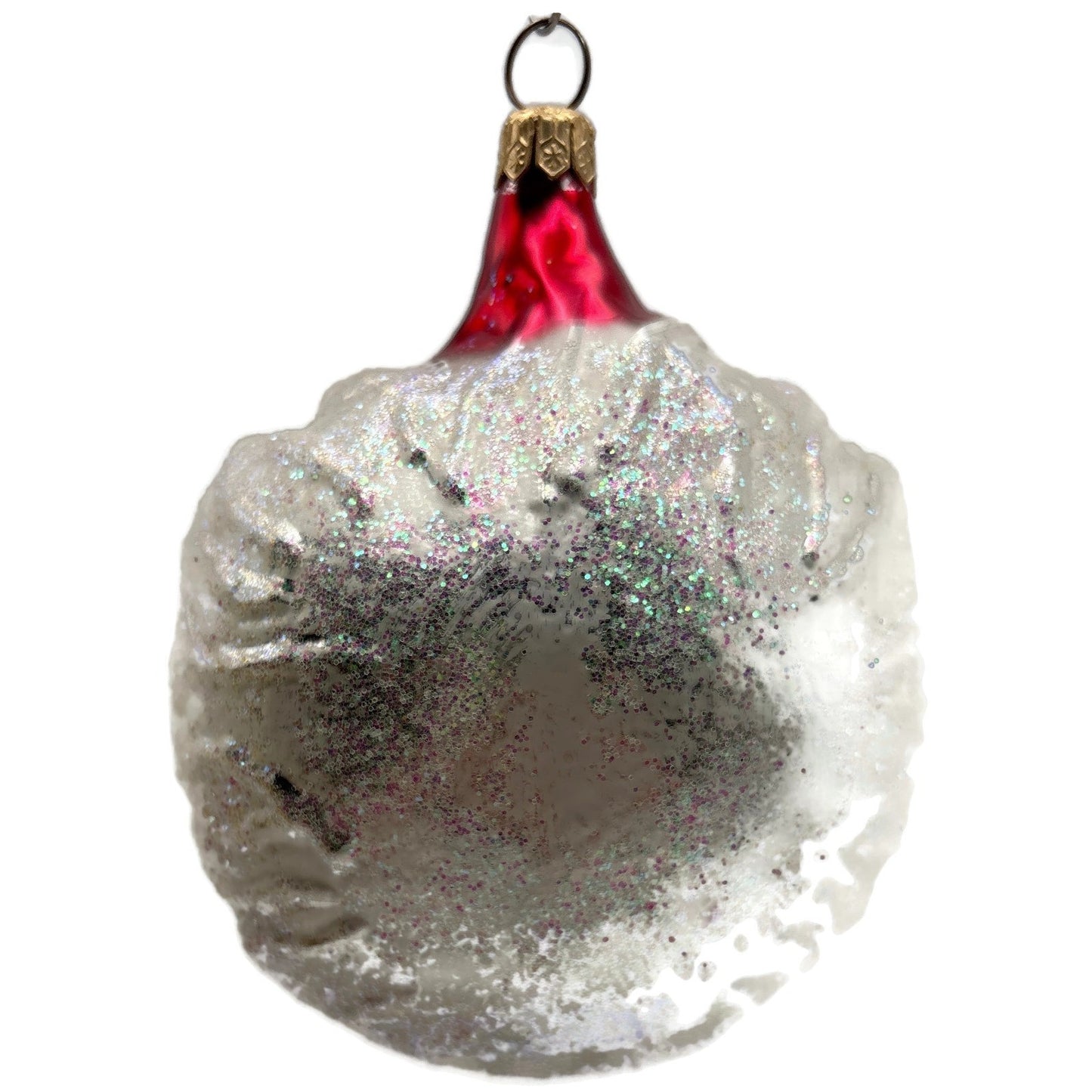 Christopher Radko Winter Wind Santa Beard Face Christmas Tree Ornament 96-121-0