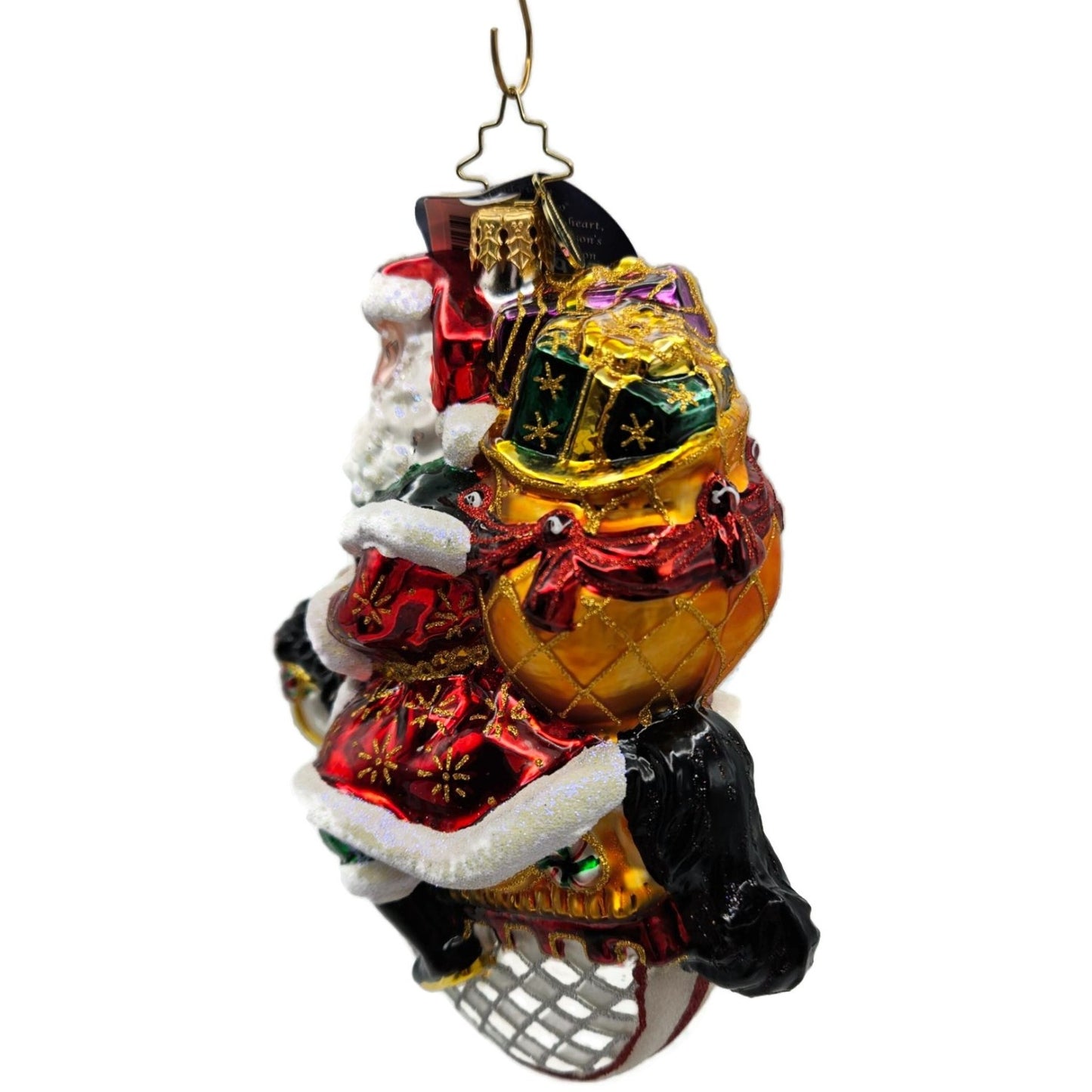 Christopher Radko Winter Rider Santa Motorcycle Christmas Ornament LE 566/925