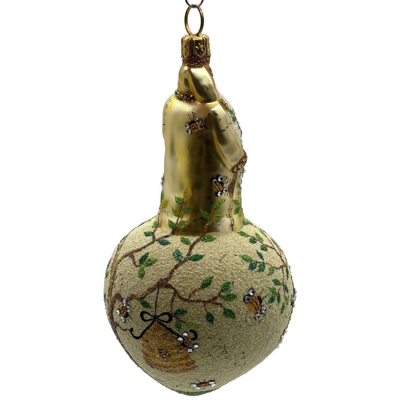 Patricia Breen Spearman Santa Bees Bugs Beehive Spring Christmas Ornament 2562