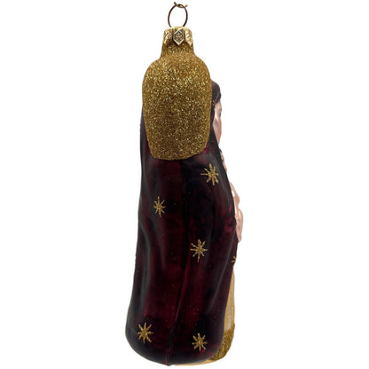 Patricia Breen Madonna of The Sun Bordeaux Stars Religious Christmas Ornament