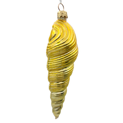 Patricia Breen Triton Santa Gold Pearl Sea Shell Summer Nautical Tree Ornament