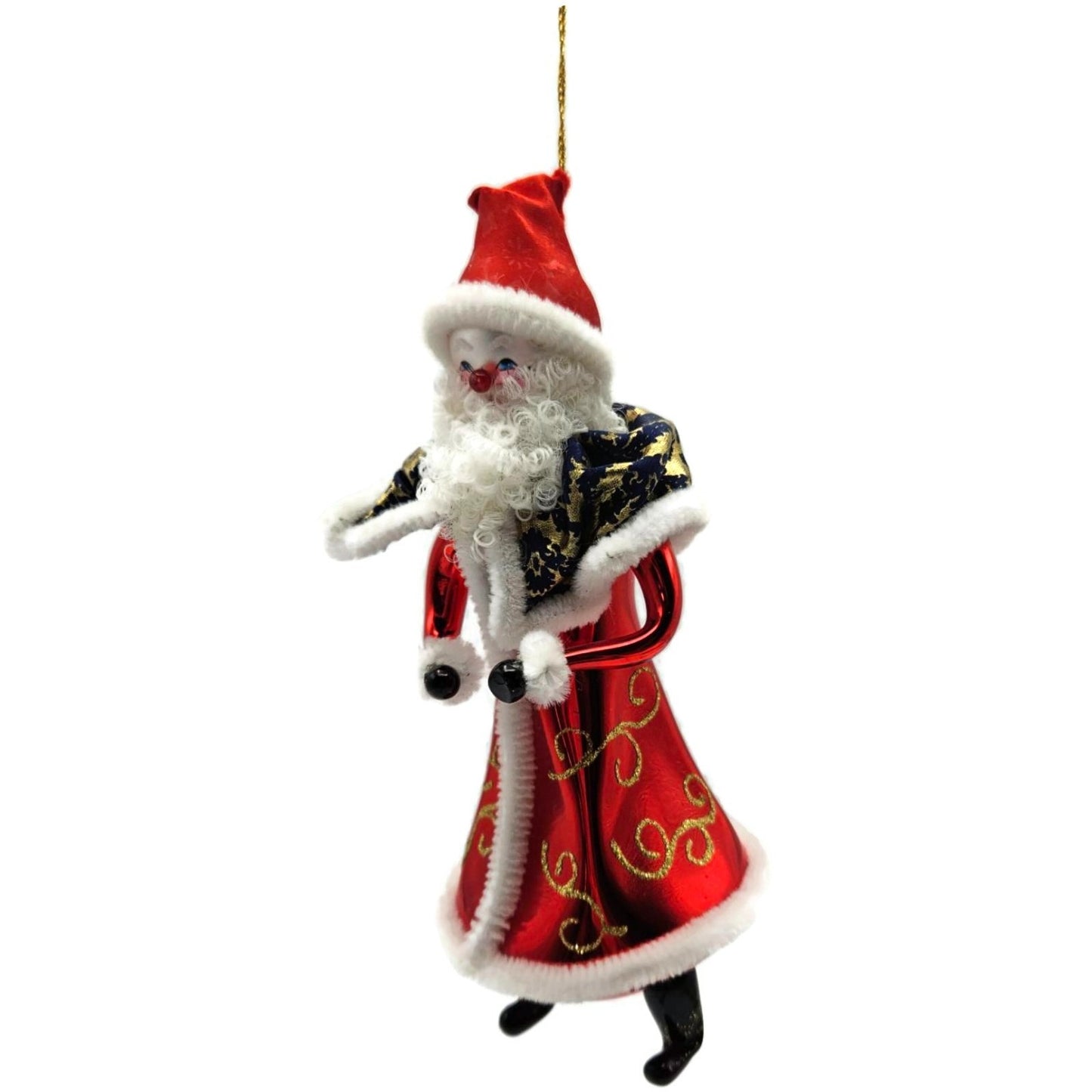 Christopher Radko Festive Fellow Red Italian Glass Christmas Ornament 98-239-0