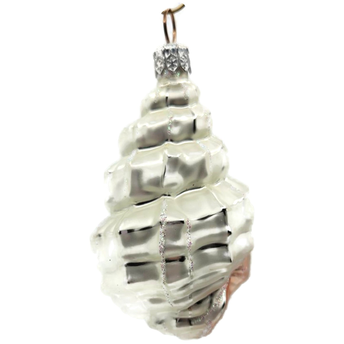 Patricia Breen Erics Shell Pearl Summer Aquatic Nautical Ocean Seashell Ornament