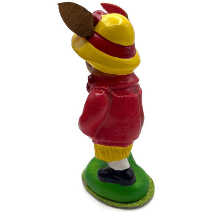 Christopher Radko Ino Schaller Papier Mache Bunny Rabbit Easter Figurine