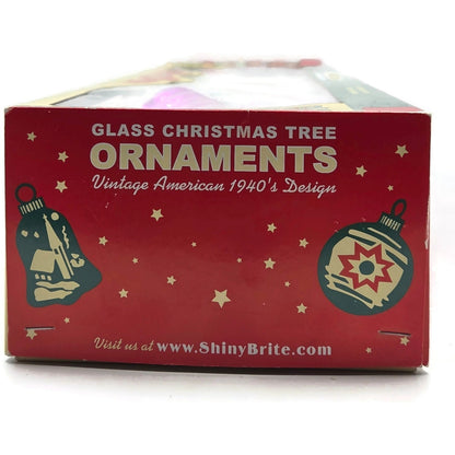 Christopher Radko Shiny Brite Ringing Bells Christmas Tree Ornament Set 4017580