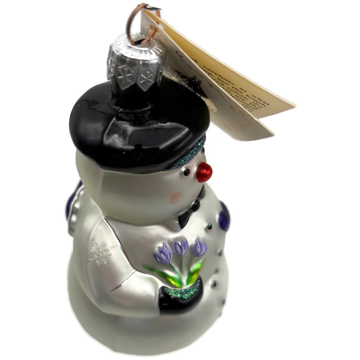 Patricia Breen My Heart Belongs To You Purple Heart Love Dots Christmas Ornament