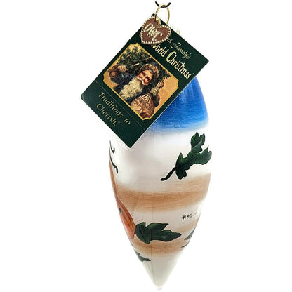 Inside Art Hand Painted Pumpkins Halloween Ornament Old World Christmas OWC