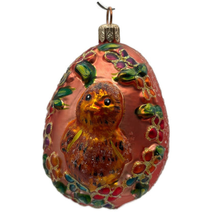 Christopher Radko Little Peepers Easter Egg Chick Christmas Ornament 98-198-0
