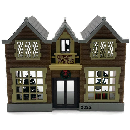 Hallmark Keepsake Korners Bicycle Shop 2022 Tom Best Christmas Tree Ornament