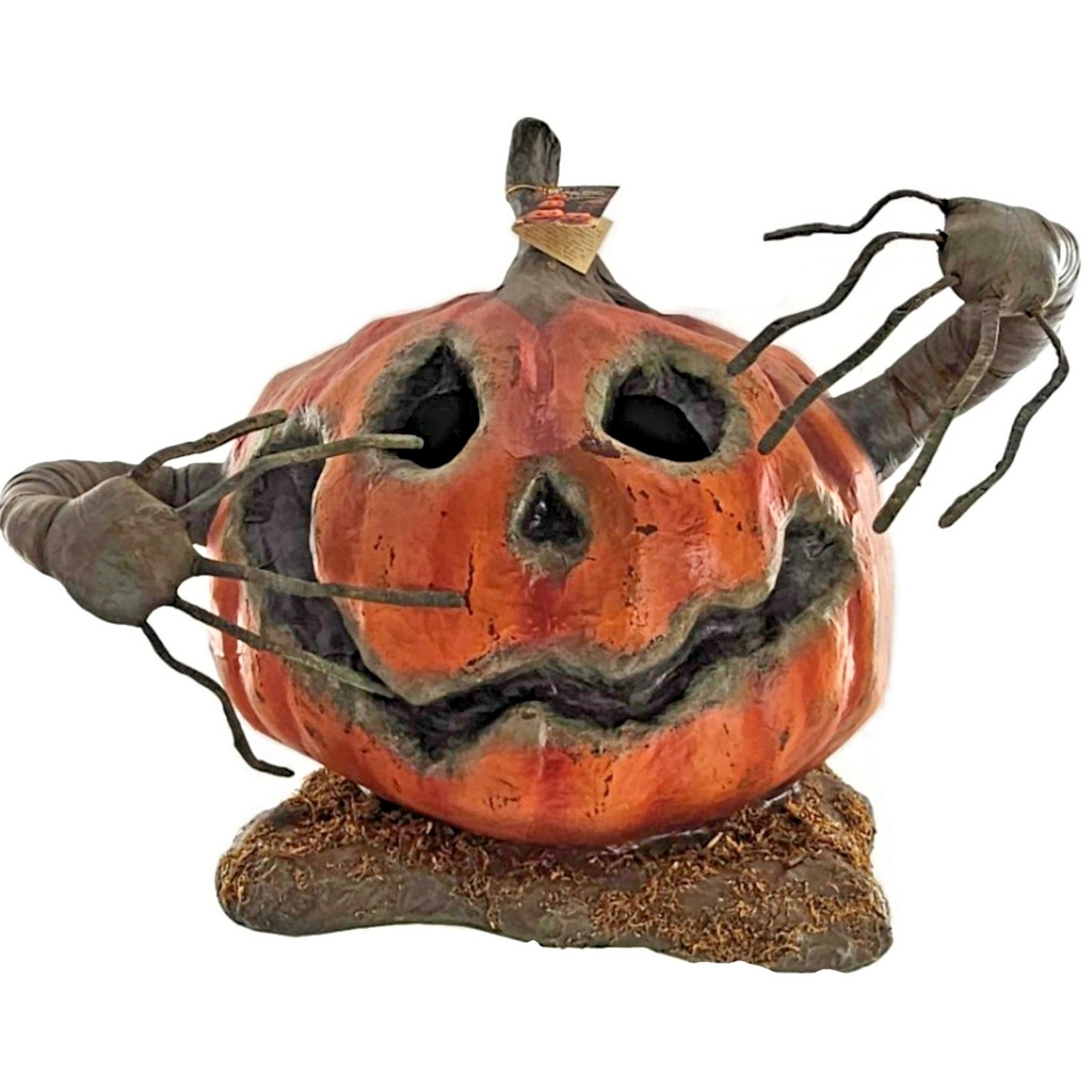 Bethany Lowe Halloween Pumpkin Man TD6051 Large 23 inch Paper Mache Figure Rare