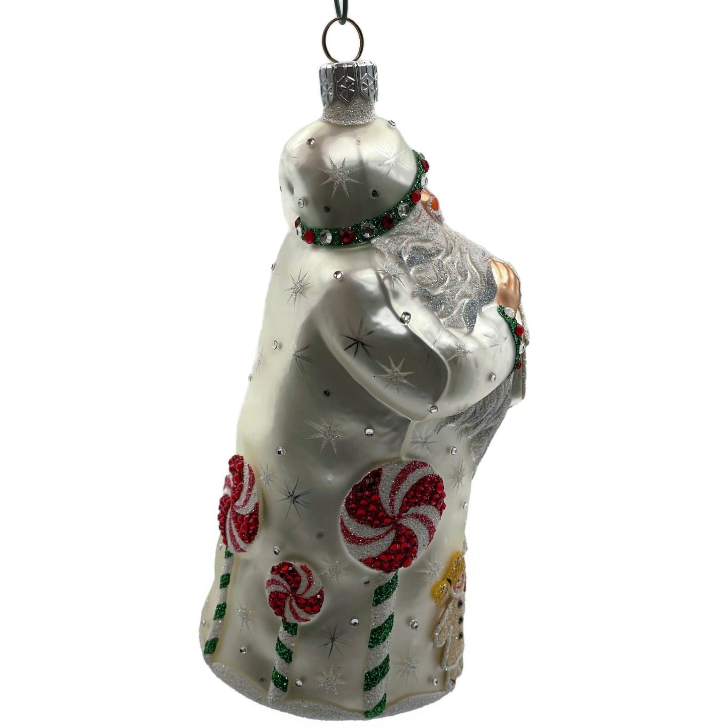 Patricia Breen Torun Santa Pearl Candy Canes Gingerbread Christmas Tree Ornament