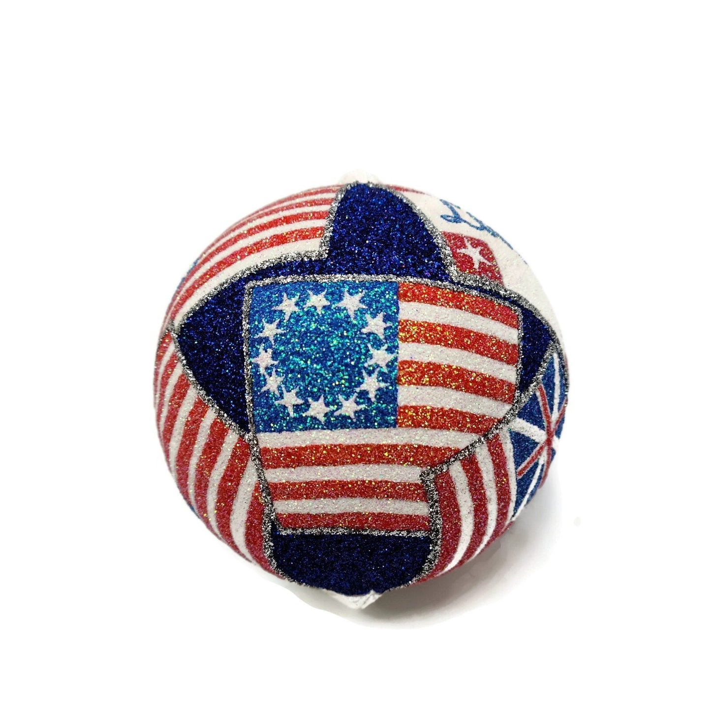 Patricia Breen Santa du Monde Liberty Santa Claus Patriotic Tree Ornament