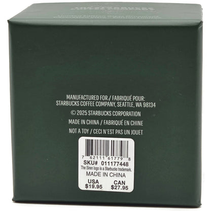 Starbucks Ceramic Mini Cup Coffee Mug Christmas Tree Ornament New 2025 Heart