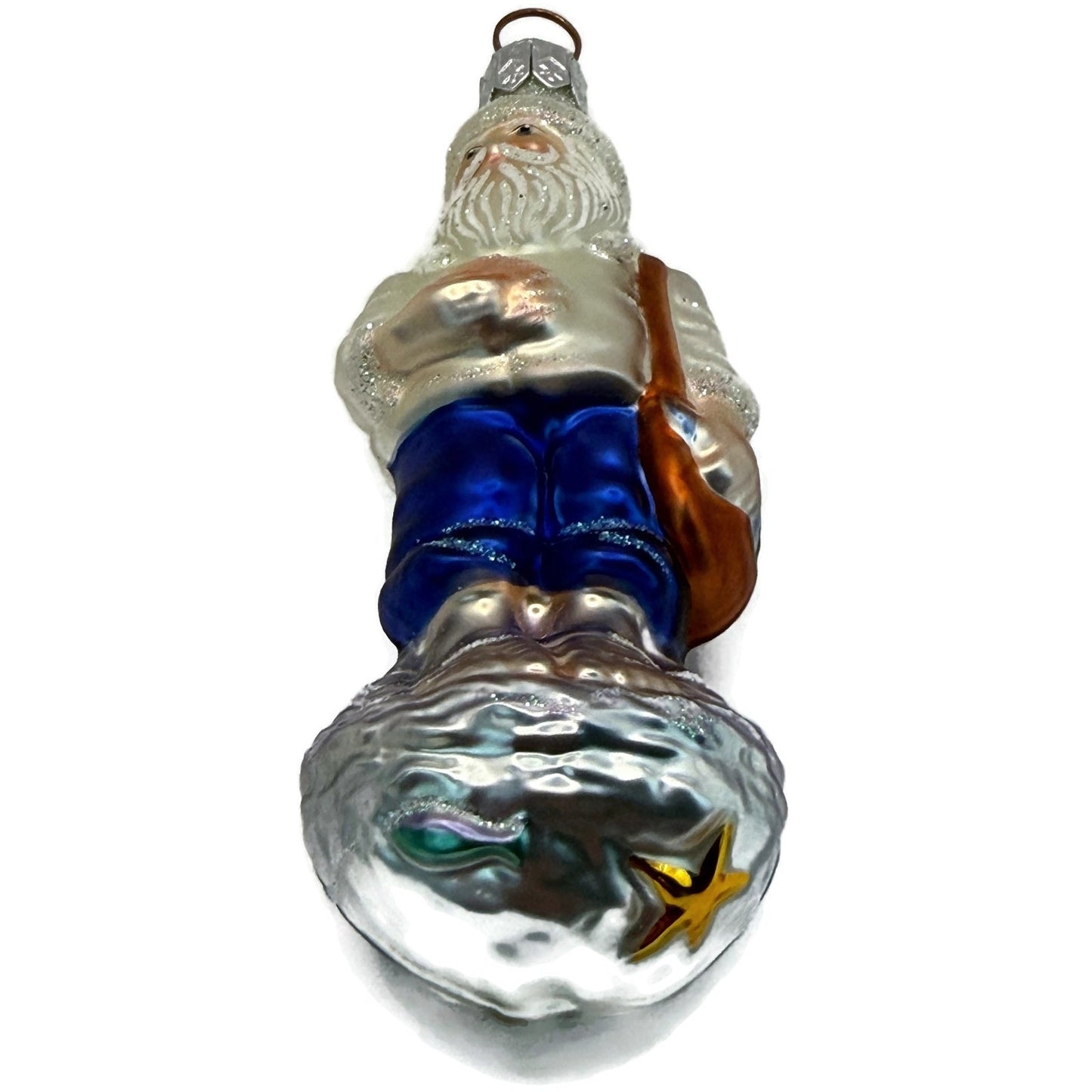 Patricia Breen Cape Cod Nichols Aquatic Santa Claus Summer Nautical Ornament