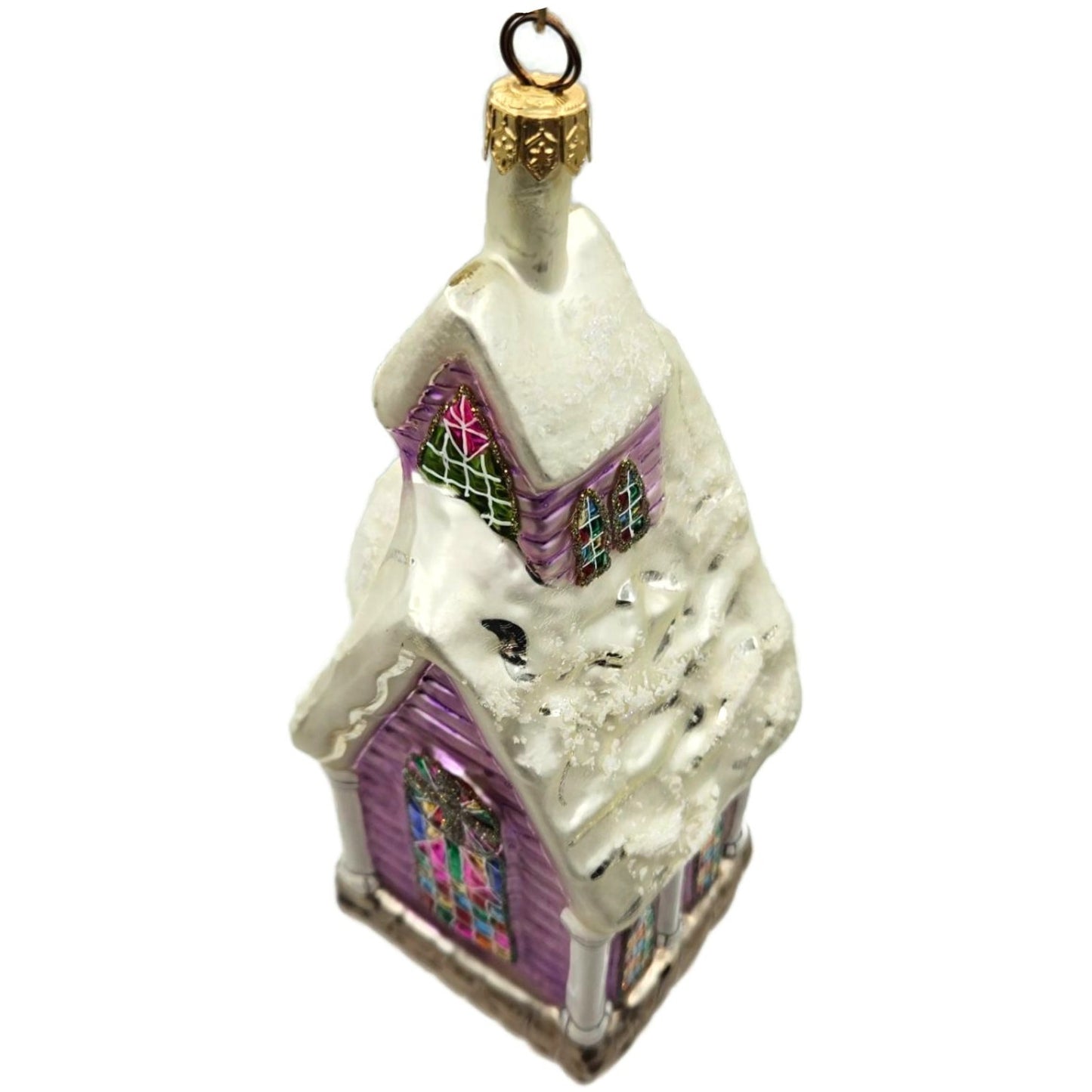 Christopher Radko Midnight Blessings Church Christmas Tree Ornament 99-382-0