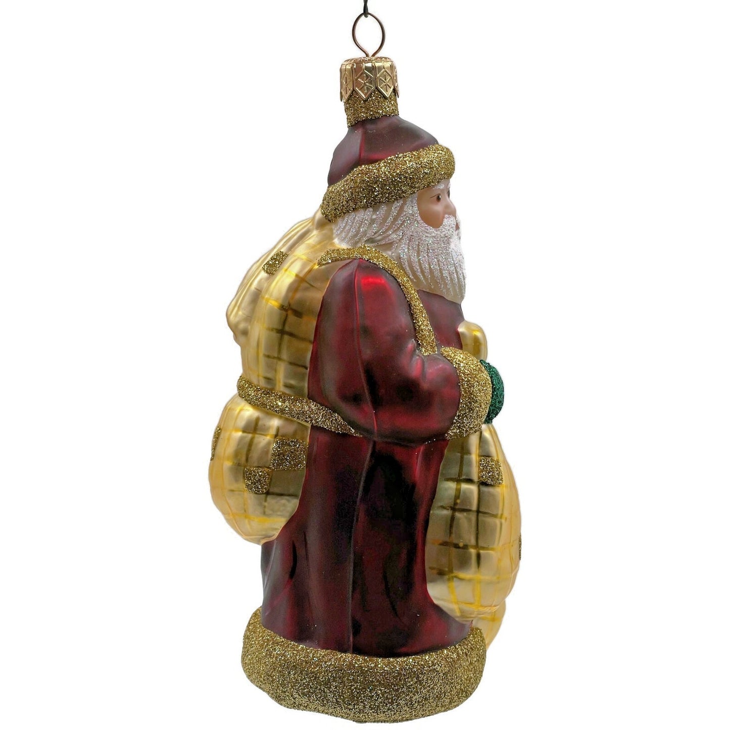 Patricia Breen Laden With Love Bordeaux Green Mittens Christmas Tree Ornament