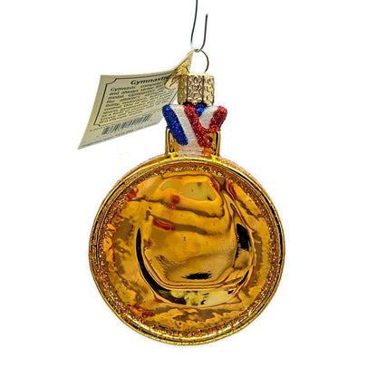 Old World Christmas Gymnastics Gold Medal Christmas Tree Ornament OWC 44145