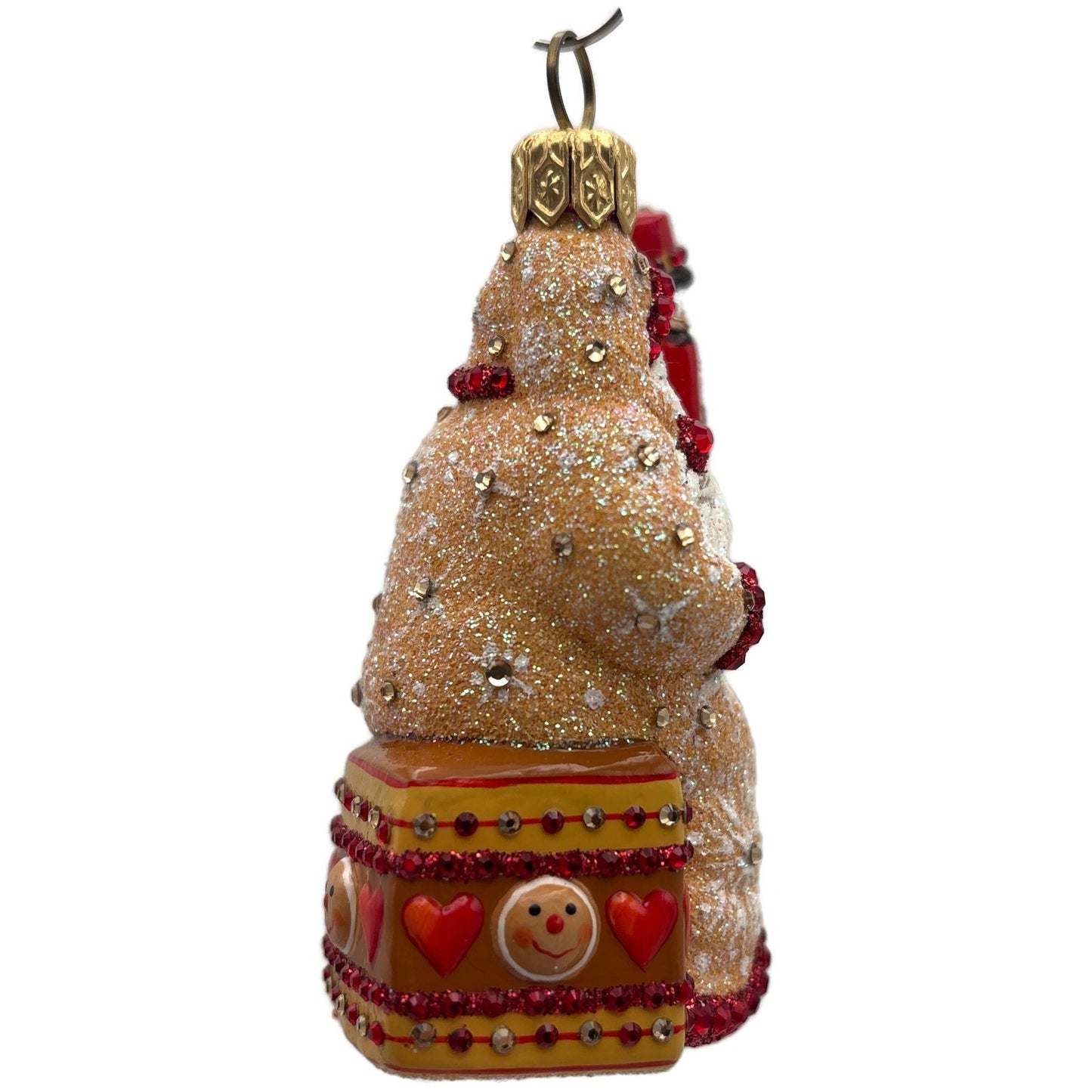 Patricia Breen Nutcracker Nicoud Gingerbread Hearts Christmas Tree Ornament CATZ