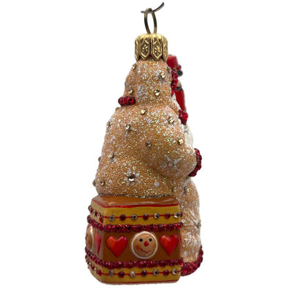 Patricia Breen Nutcracker Nicoud Gingerbread Hearts Christmas Tree Ornament CATZ