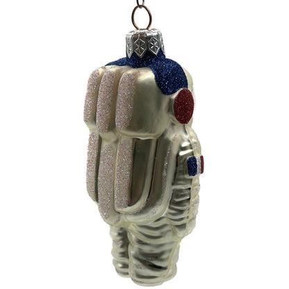 Patricia Breen A Walk on the Moon Spaceman Silver Astronaut Christmas Ornament