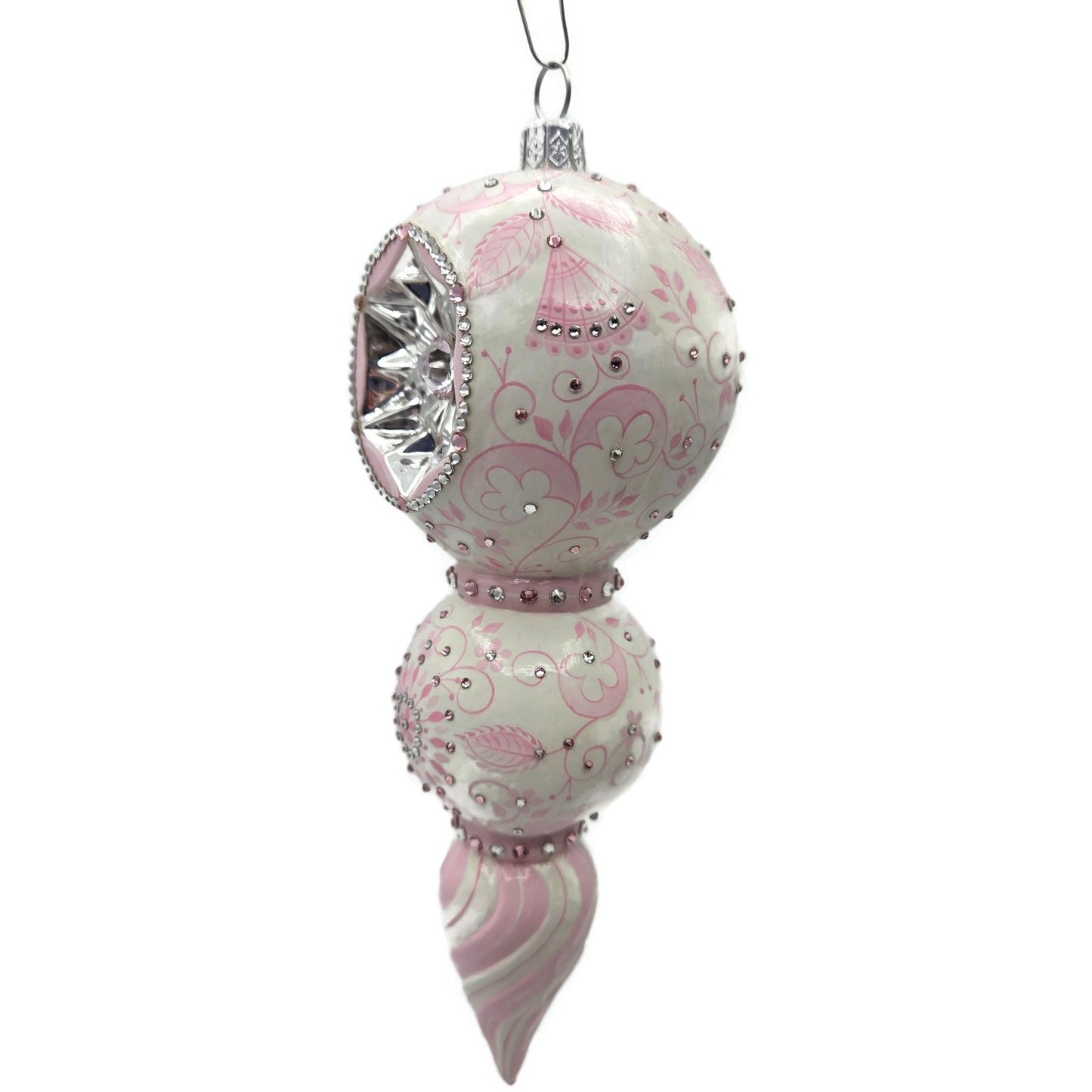 Patricia Breen Bedazzling Reflector Pink Reflector Christmas Ornament CATZ Rare