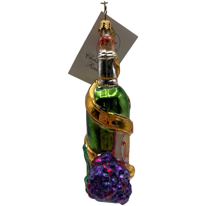 Christopher Radko A Vintage Year 2004 Wine Bottle Christmas Ornament 1010931