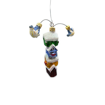 Christopher Radko Mobile Birdhouse Tweets Blue Birds Christmas Tree Ornament