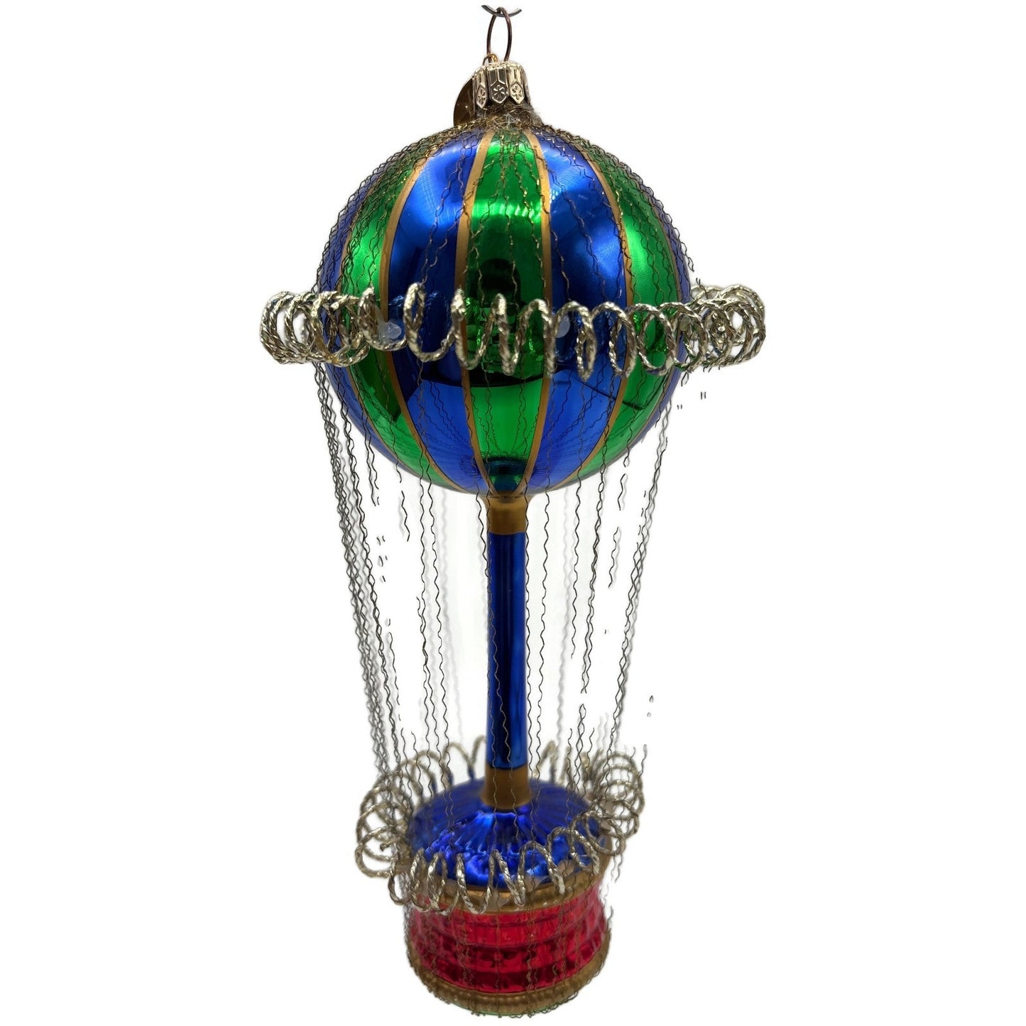 Christopher Radko Cloud Bound Hot Air Balloon Christmas Tree Ornament 01-0951-0