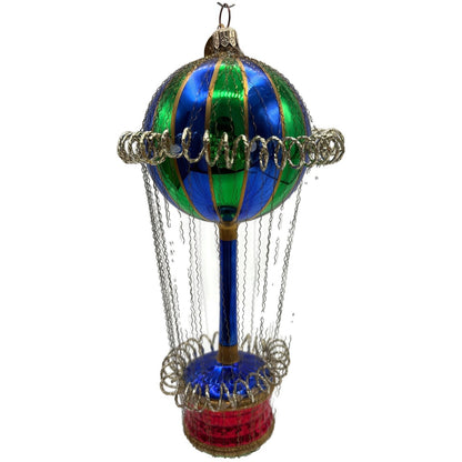 Christopher Radko Cloud Bound Hot Air Balloon Christmas Tree Ornament 01-0951-0