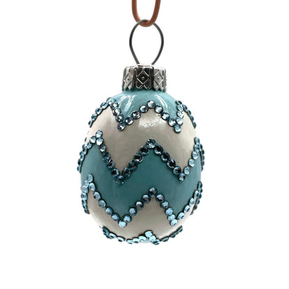 Patricia Breen Miniature Egg Zelda Turquoise Easter Christmas Tree Ornament