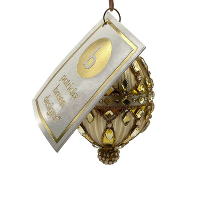 Patricia Breen Petit Egg Le Notre Gold Versailles Easter Christmas Tree Ornament