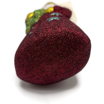 Larry Fraga Mr. Fabulous Glitter Series Santa Claus Christmas Tree Ornament