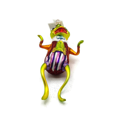 Slavic Treasures Mr Happy Hoppy Frog Halloween Tree Ornament 99-146-A-FB