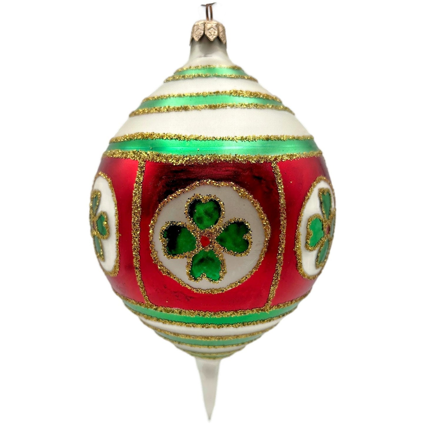Christopher Radko Emerald Isle St. Patrick Drop Christmas Tree Ornament 97-204-0