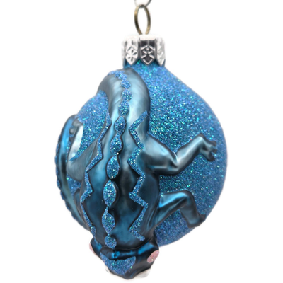 Patricia Breen Once Again for James Turquoise Chameleon Christmas Ornament 26698