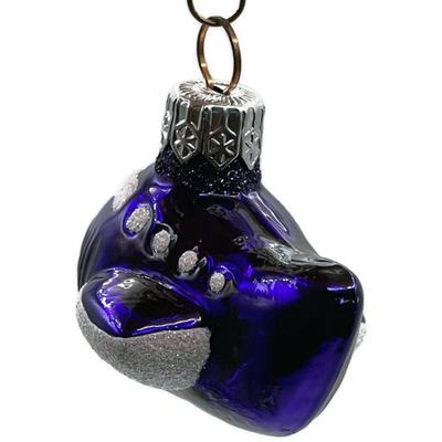 Patricia Breen Manhattan Ape Pearl Purple Plane 2 Part Christmas Ornament 982819