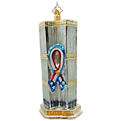 Christopher Radko Heroes All Twin Towers 9/11 NYC Patriotic Ornament 01 1099 00