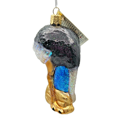 Old World Christmas Ostrich Head in the Sand Animal Glass OWC Holiday Ornament2