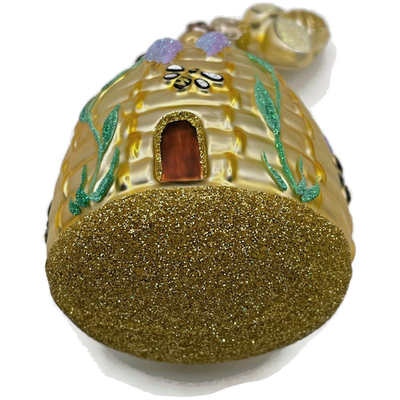 Patricia Breen Wisteria Beeskep Lavender Bee Flower Spring Holiday Ornament 99429