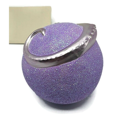 Patricia Breen Chameleon Lavender Blown Glass Christmas Holiday Ornament 990410