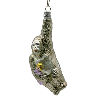 Patricia Breen Manhattan Ape Pearl Purple Plane 2 Part Christmas Ornament 98285