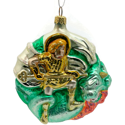 Patricia Breen St George And The Dragon Blonde Hair Christmas Tree Ornament 95460