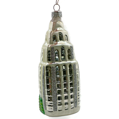 Patricia Breen Manhattan Ape Pearl Purple Plane 2 Part Christmas Ornament 982811