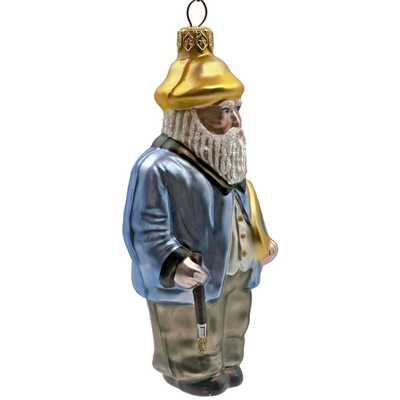 Patricia Breen M Claude Monet Blue Artist Palette Christmas Ornament AIC 95952