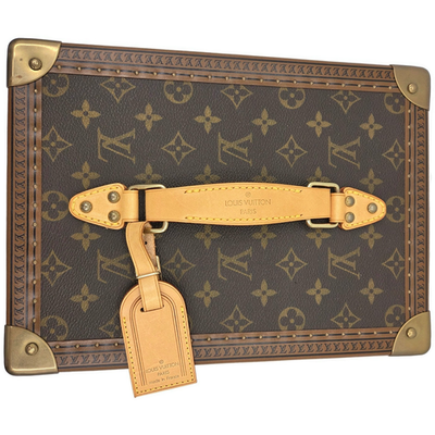 Louis Vuitton Boite Flacons Monogram Vanity Case Trunk Train Perfume M21828 LV1